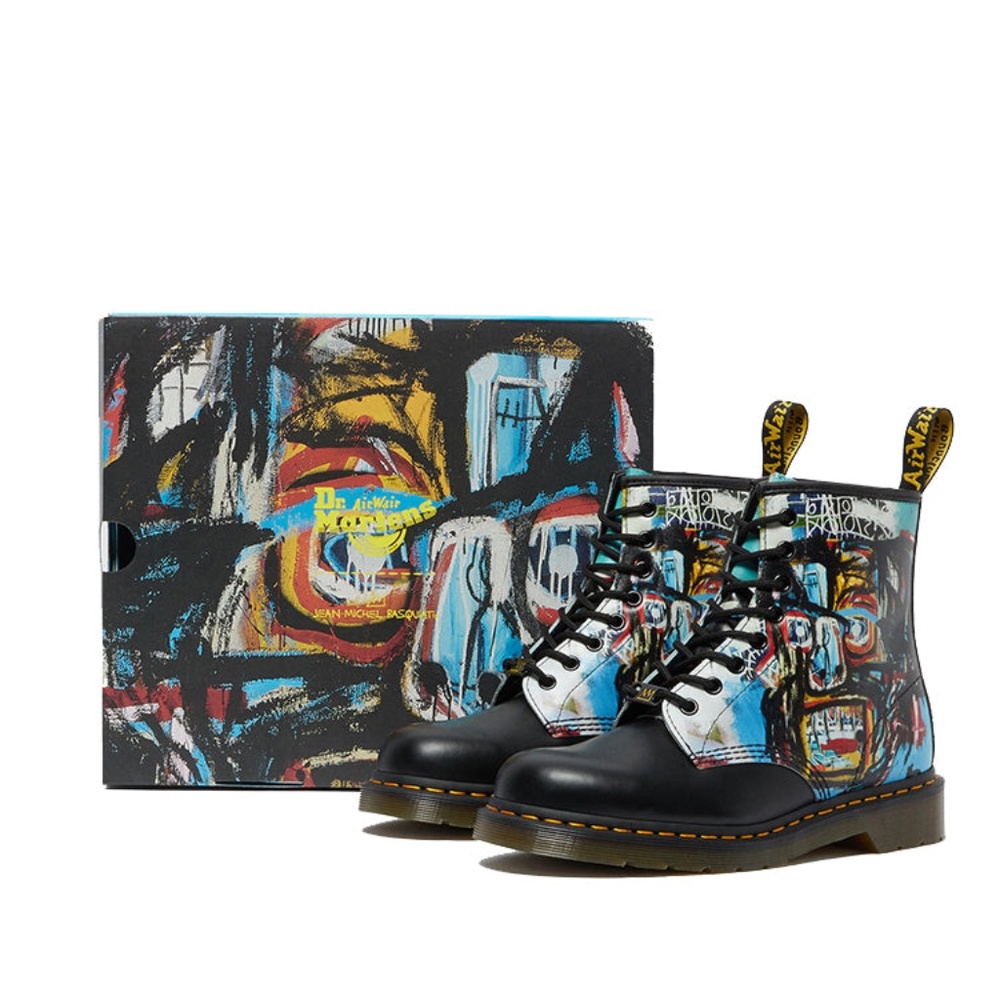 Dr. Martens Women's 1460 LIMITED EDITION X Jean-Michel Basquiat Backhand US 9